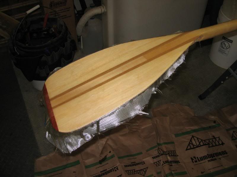 Making a wood paddle